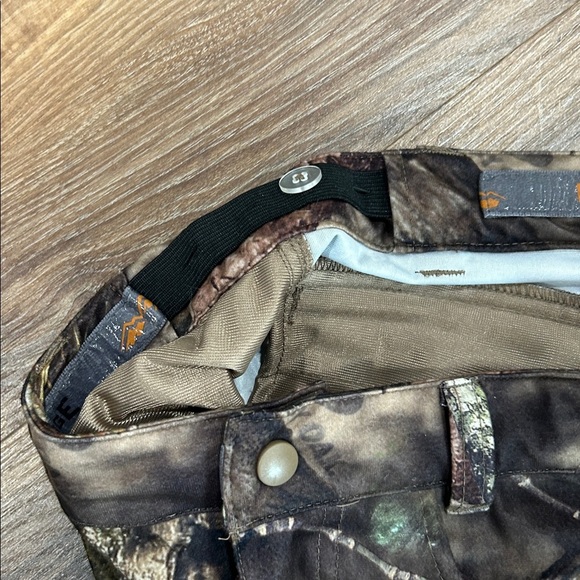Rustic Ridge Youth Scent Stop Hunting Pants Sz Medium Mossy Oak Adjustable waist - Picture 5 of 14